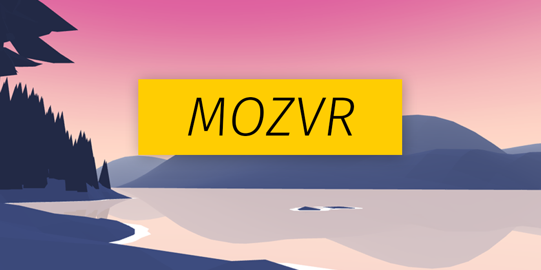 home page mozvr title, gateway to Alternative VR