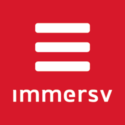 Immersv brand logo mobile vr advertising